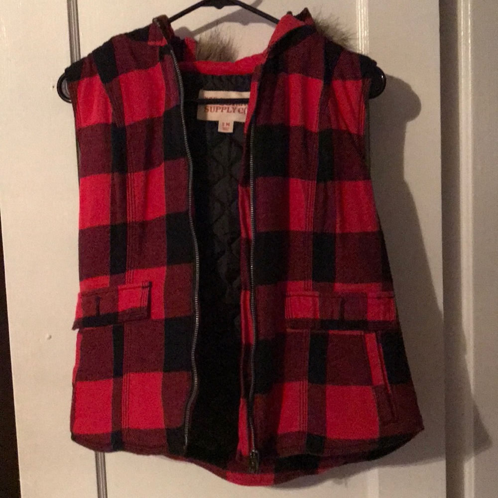Flannel vest